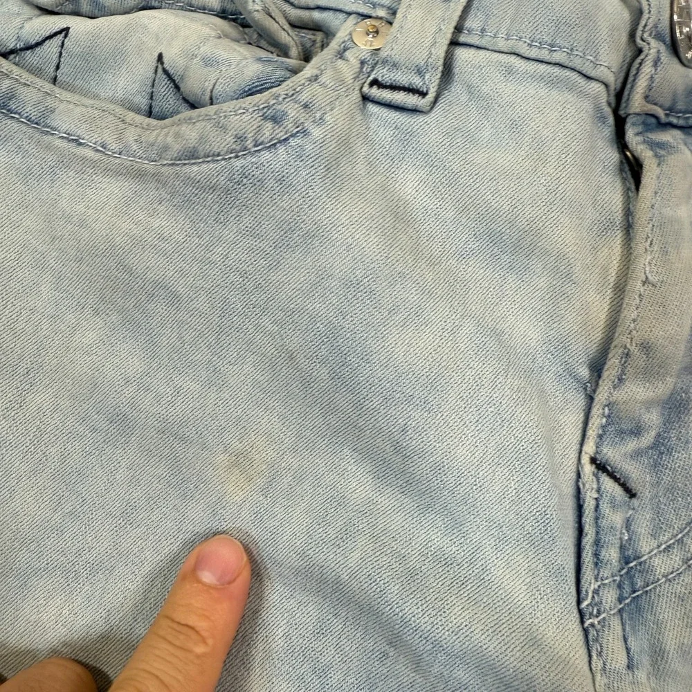 True Religion Ricky Jeans Mens 30x33 Blue Relaxed Straight Denim‎ y2k style
